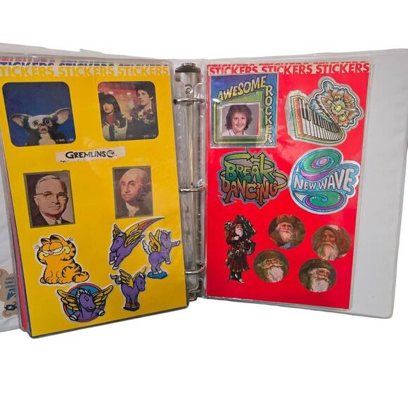 Vintage Sticker Book 80s Puffy Scratch And Sniff Garfield Michael Jackson Kool-a - Picture 13 of 16